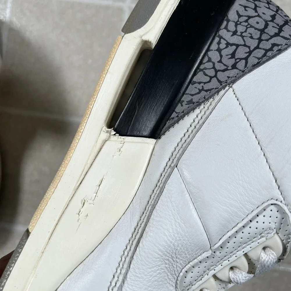 Nike Air Jordan 3 Retro White Cement Reimagined 2023 DN3707-100 Size 10